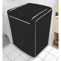 Capa Máquina de Lavar Abertura Superior com Zíper Preta P Capa Máquina de Lavar Abertura Superior com Zíper Preta P