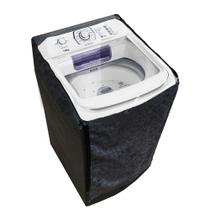 Capa Maquina de Lavar Electrolux 11kg 12kg 13kg 15kg 16kg 17kg Ziper Preta