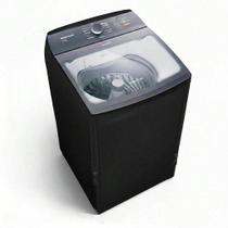 Capa Maquina De Lavar Lavadora Brastemp 12kg 13kg Bwk Bwr Bwf Abertura Superior em Zíper