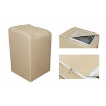 Capa maquina lav.pvc c/ref.flor.ziper g