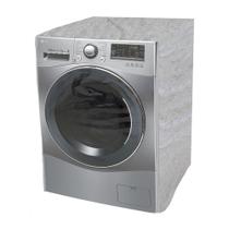 Capa Maquina Lava E Seca LG 11kg Wd11wp6(a) Abertura Frontal Ziper Cinza Capa Maquina Lava E Seca LG 11kg Wd11wp6(a) Abertura Frontal Ziper Cinza
