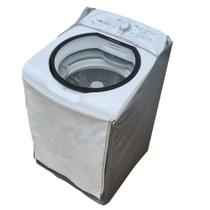 Capa Maquina Lavar Brastemp 15kg Ziper Painel Transparente - VIP CAPAS