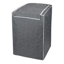 Capa Maquina Lavar Eletrolux Consul Brastemp Continental C/ Zíper 8kg a 17kg Prata - G