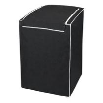 Capa Maquina Lavar Eletrolux Consul Brastemp Continental C/ Zíper 8kg a 17kg Preto - G