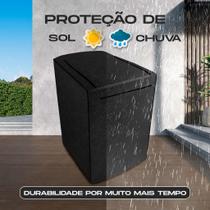 Capa Máquina Lavar Roupas Ziper 10 11 12 13 14 15 16 17 18kg Capa Máquina Lavar Roupas Ziper 10 11 12 13 14 15 16 17 18kg