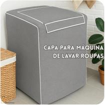 Capa Máquina Lavar Roupas Ziper 10 11 12 13 14 15 16 17 18kg Capa Máquina Lavar Roupas Ziper 10 11 12 13 14 15 16 17 18kg