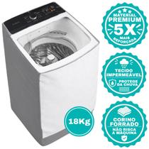 Capa Maquina Panasonic Brastemp Electrolux Consul 18kg Impermeavel Reforçado Protetora Sol Chuva Sereno Maresia