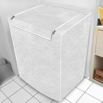 Capa Maquina para Lavar Roupas com Zíper Proteção Total Abertura Superior Diversos Tamanho até 11k