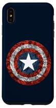 Capa Marvel Escudo do Capitão América para iPhone Xs Max