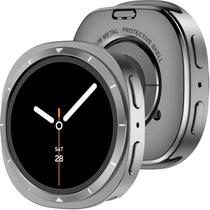 Capa Miimall Metal para Samsung Galaxy Watch 8 40mm cinza-branca