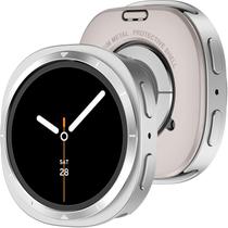 Capa Miimall Metal para Samsung Galaxy Watch 8 44 mm prateada-branca