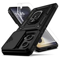 Capa militar YZOK Moto Edge 2024 à prova de choque com suporte em anel Capa militar YZOK Moto Edge 2024 à prova de choque com suporte em anel