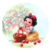 Capa Mini Painel 50cm Veste Facil Decoração delicada Princesa Da Neve Cute Criança Bebe
