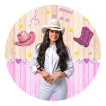 Capa Mini Painel 50x50cm Boiadeira Rosa Ana Menina Cavalo Juvenil Veste Fácil Premium Capa Mini Painel 50x50cm Boiadeira Rosa Ana Menina Cavalo Juvenil Veste Fácil Premium