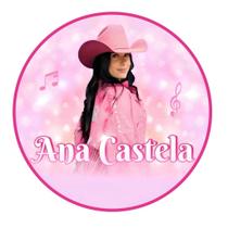 Capa Mini Painel Boiadeira Rosa Ana Cavalo Menina Juvenil