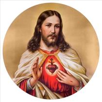 Capa Mini Painel Redondo Mesa Religioso Jesus Amigo Capa Mini Painel Redondo Mesa Religioso Jesus Amigo