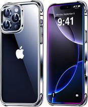 Capa Mkeke para iPhone 16 Pro transparente à prova de choque 2024 Capa Mkeke para iPhone 16 Pro transparente à prova de choque 2024