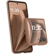 Capa Mocha Mousse Brown Motorola Razr+ 2025/2024