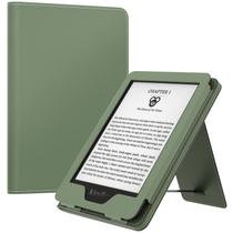 Capa MoKo Ultra Leve em PU para Kindle 6 2024 Celadon
