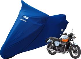 Capa Moto Com Logo Triumph Bonneville T100 Sob Medida