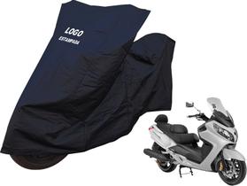 Capa Moto Dafra Maxsym 400i Tecido Impermeável Proteção UV Capa Moto Dafra Maxsym 400i Tecido Impermeável Proteção UV