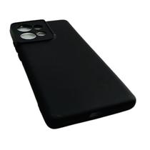 Capa Moto Edge 50 5G Silicone Premium: Cores Frias e Estilo! Cor:BLACK