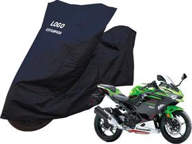 Capa Moto Esportiva Kawasaki Ninja 400 De Tecido Impermeável