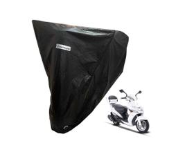 Capa Moto Forrada Anti-chama Haojue VR 150 com Baú Capa Moto Forrada Anti-chama Haojue VR 150 com Baú