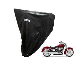 Capa Moto Forrada Impermeável Anti-chama Hd Softail Deluxe Capa Moto Forrada Impermeável Anti-chama Hd Softail Deluxe