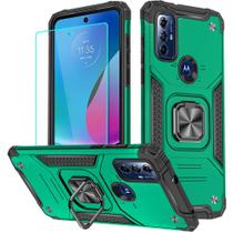 Capa Moto G Play 2023 HNHYGETE com suporte giratório de 360