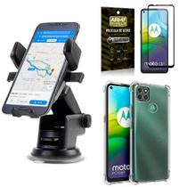 Capa Moto G9 Power + Suporte Veicular Automatic + Película