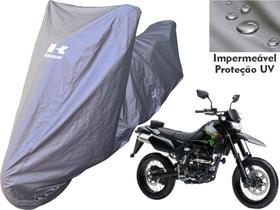 Capa Moto Kawasaki D Tracker X Tecido Impermeável Premium