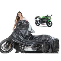 Capa Moto Kawasaki Ninja 400 Forrada Impermeável Sol Chuva Capa Moto Kawasaki Ninja 400 Forrada Impermeável Sol Chuva