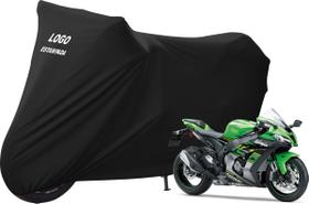 Capa Moto Kawasaki Ninja Zx10 Zx6 Tecido Resistente Com Logo Capa Moto Kawasaki Ninja Zx10 Zx6 Tecido Resistente Com Logo