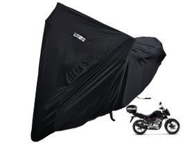 Capa Moto Lycra Tecido Honda CG 150 160 com Baú