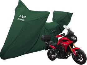 Capa Motocicleta Yamaha Mt 09 Tracer Com Top Case Anti-Risco Capa Motocicleta Yamaha Mt 09 Tracer Com Top Case Anti-Risco