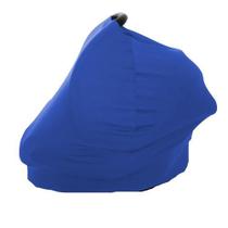 Capa Multifuncional Para Bebê Conforto, Carrinho E Amamentação Azul Royal - Colo de Mãe