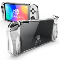 Capa Mumba para Nintendo Switch OLED 7" Alça transparente em TPU