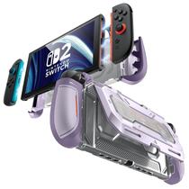 Capa Mumba Titan para Nintendo Switch 2 com Suporte, Pegador e Porta Cartões Capa Mumba Titan para Nintendo Switch 2 com Suporte, Pegador e Porta Cartões
