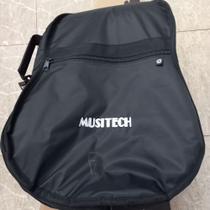 Capa musitech extra luxo p/violão folk preto