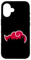 Capa Naruto Shippuden Akatsuki Silhueta para iPhone 16 Capa Naruto Shippuden Akatsuki Silhueta para iPhone 16