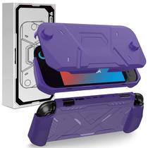 Capa Nintendo Switch 2 DJ&RPPQ 2025 TPU PC roxa Capa Nintendo Switch 2 DJ&RPPQ 2025 TPU PC roxa