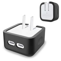 Capa NOUKAJU para Adaptador de Energia Apple 35W em Silicone Preto Capa NOUKAJU para Adaptador de Energia Apple 35W em Silicone Preto