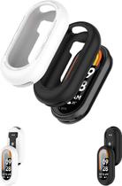Capa NOUKAJU para Xiaomi Smart Band 10 em silicone, kit com 2 unidades Capa NOUKAJU para Xiaomi Smart Band 10 em silicone, kit com 2 unidades