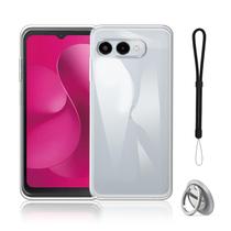 Capa NOUKAJU transparente protetora em TPU para T-Mobile REVVL 8