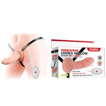 Capa Oca 16 cm com 10 Modos de Vibração e Cinta Ajustável - LOVE TOY UNISEX HOLLOW - Sexshop - vipmix