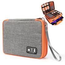 Capa organizadora de cordão de viagem Luxtude Large com 2 camadas de nylon