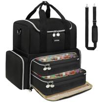 Capa organizadora de esmaltes Jaffzora Extra Large preta