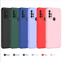 Capa Original de Silicone Líquido para Motorola Moto G10 G30 G22 G31 G41 G42 G52 G82 G71s G60 G200 E32