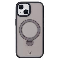 Capa Ovvi Magsafe Suporte Magnético Iphone 15 Preto Lisa